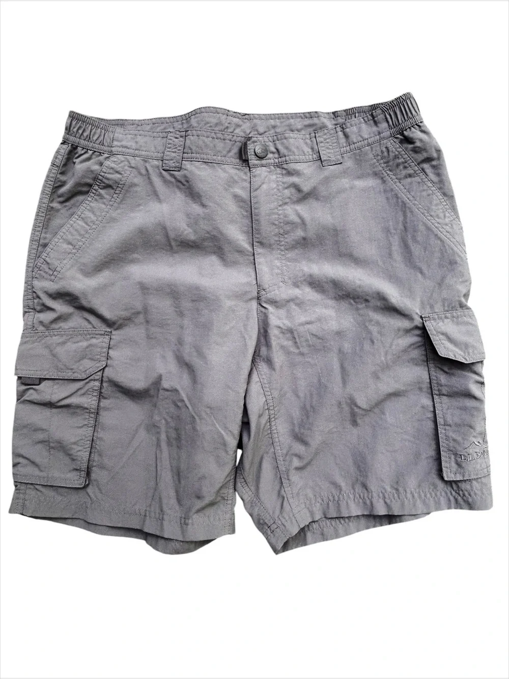 L.L. Bean Lot of 2 Cargo Shorts L Hiking Trail Outdoor Preppy Lightweight
